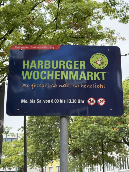 Wochenmarkt Harburg am Sand